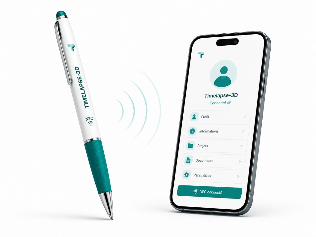Fonctionnement d’un stylo NFC avec smartphone